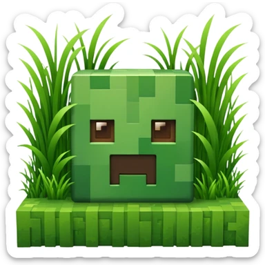 Original Minecraft logo  sticker