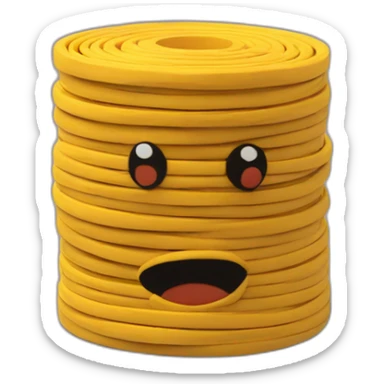 Plasticine 35mm film coil sticker