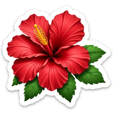 flor de hibiscus sticker