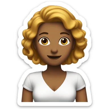 woman saying yes sticker