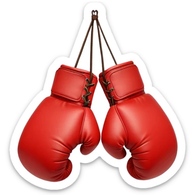 Boxing gloves sticker