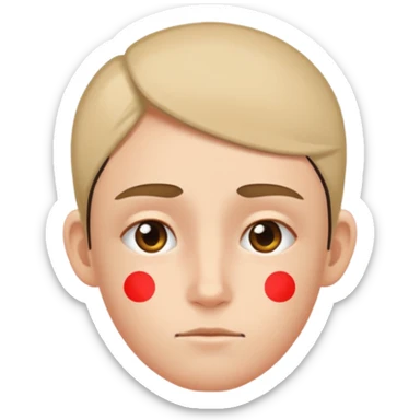 a slow thinker sticker, a person who thinks slowly  sticker