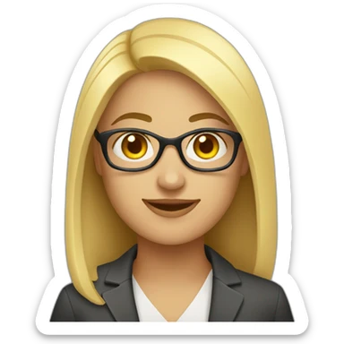 project manager woman inclusive sticker