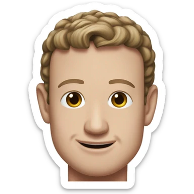 Mark Zuckerberg sticker