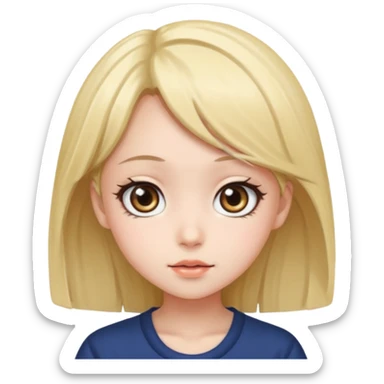 Аниме девочка sticker