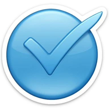 Facebook Verification blue tick sticker