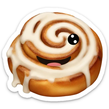 Cinnamon roll sticker