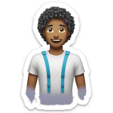 curly braces sticker