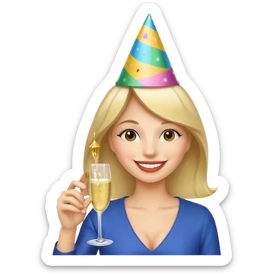 Sister party sticker