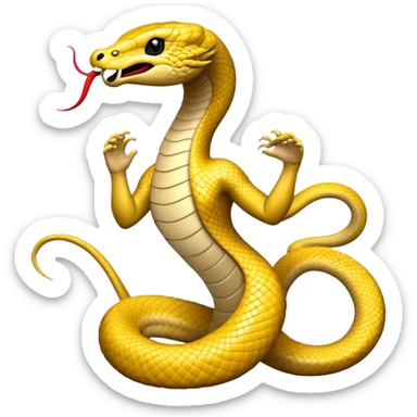 Cobra dancing  sticker