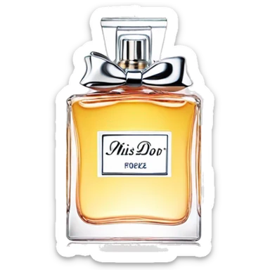 Miss dior perfume sticker