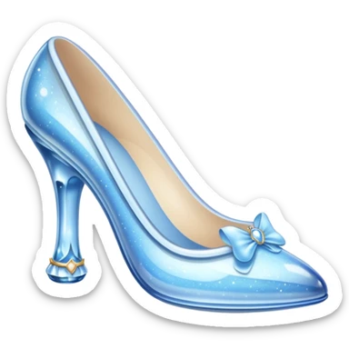 Cinderella shoe sticker