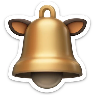 cow bell sticker