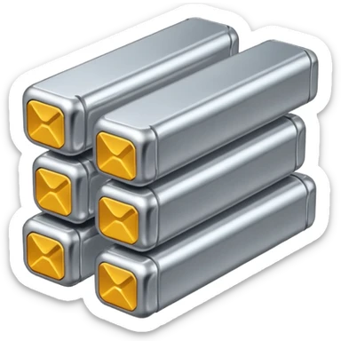 Multiple little bars merging into one big bar. sticker