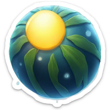 Solarballs tierra sticker