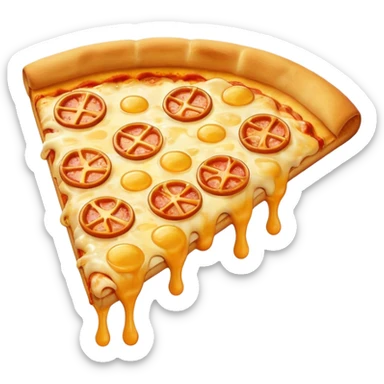 chesse pizza sticker