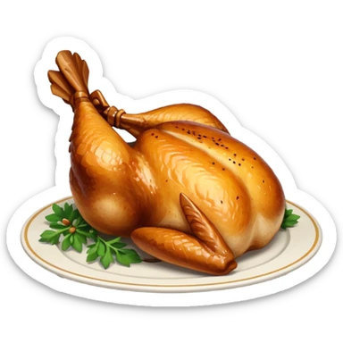 meal with chicken sticker