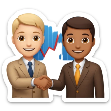 I need you r help creating an aemoji that represent affilaite marketing something that represent commisions dont include coins sticker