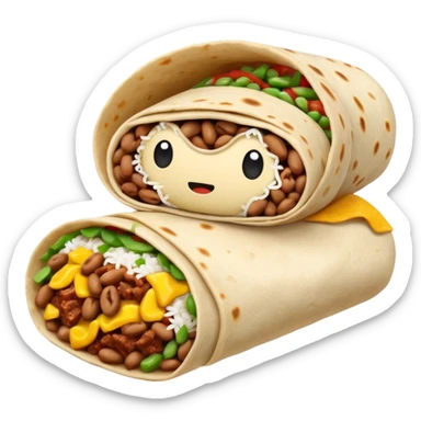 burrito sticker