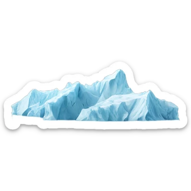 Glaciers  sticker