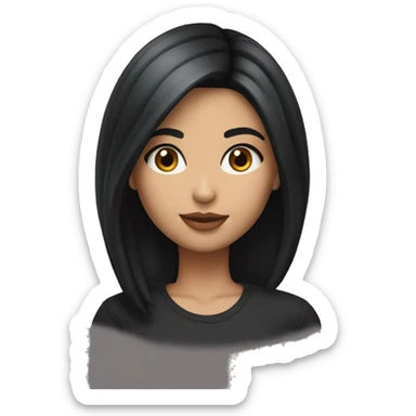 A girl who looks like Kylie Jenner sticker