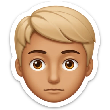 Person side eyeing  sticker