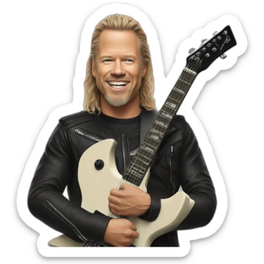 Kirk Hammet metallica sticker