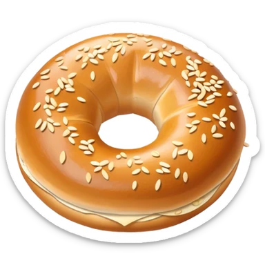 Russian bagel sticker