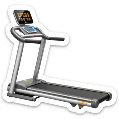 Treadmill sticker