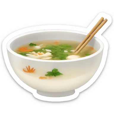 miso soup sticker