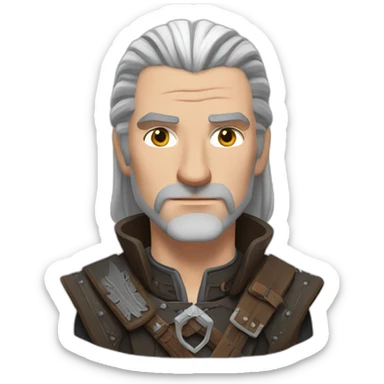 Geralt-of-Rivia-from-The-Witcher sticker