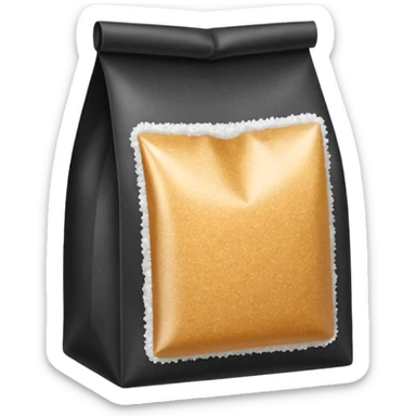 bag of white cane sugar sticker