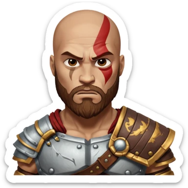 Kratos sticker