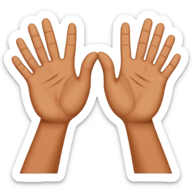 hands clapping sticker