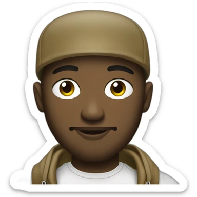 Lorenzo French rapper sticker