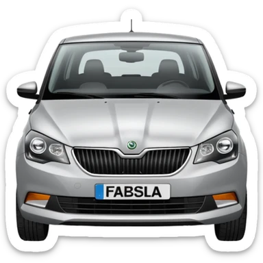 skoda fabia car sticker