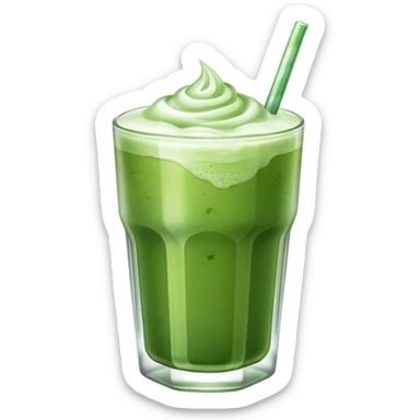 Iced matcha sticker