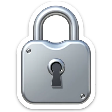 open padlock sticker