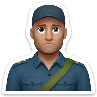 Grenadier green bandolier fatigue sticker