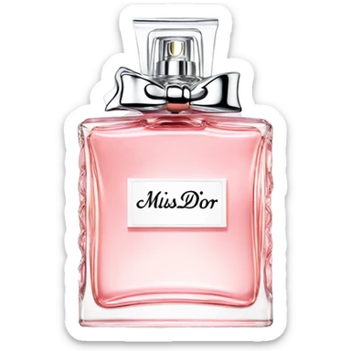Miss dior perfume sticker