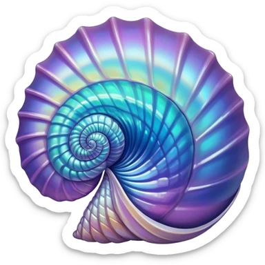 Ocean shell sticker