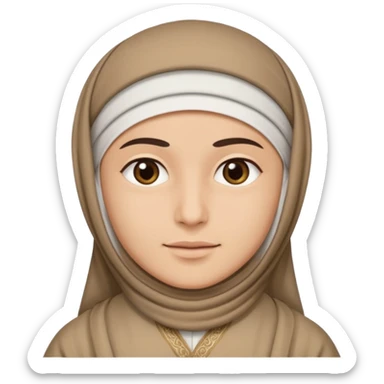 Muslim prayer sticker