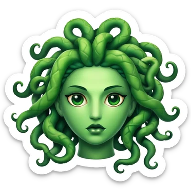 Myth of Medusa  sticker