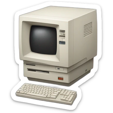 Classic Apple Macintosh Computer sticker