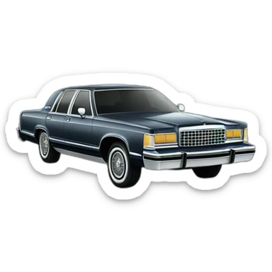 Mercury Grand Marquis sticker
