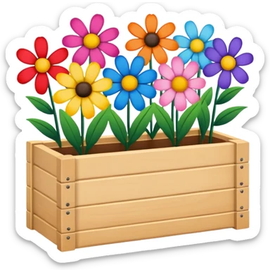 flower box sticker