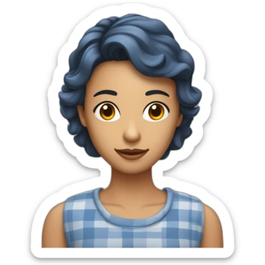 Une personne de 30 ans serrant la main à une jeune femme en chemise sticker