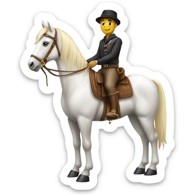 ty sur un cheval sticker