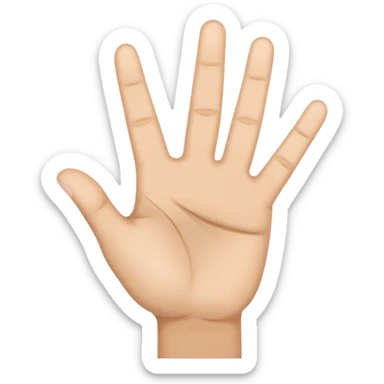 west side hand sign  sticker