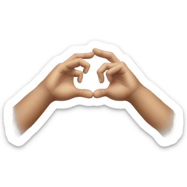 Hands yearning  sticker